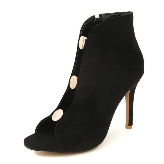 Gold Medallion Booties
