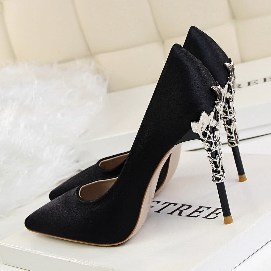 Silver Heel Stiletto