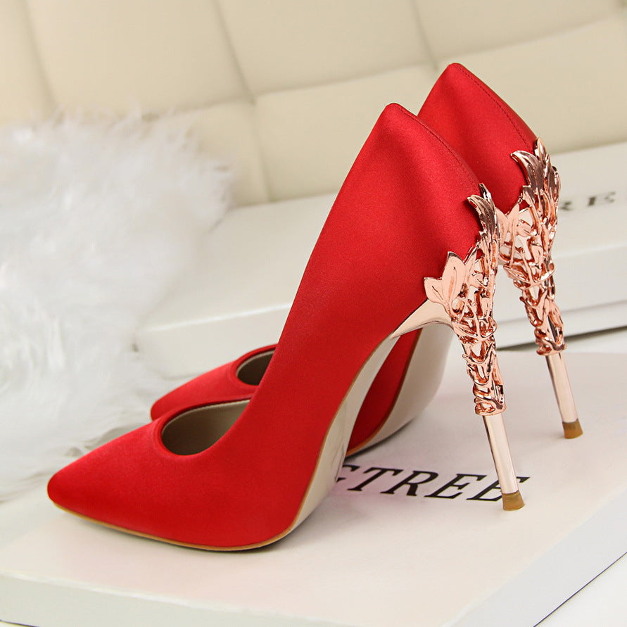 Silver Heel Stiletto