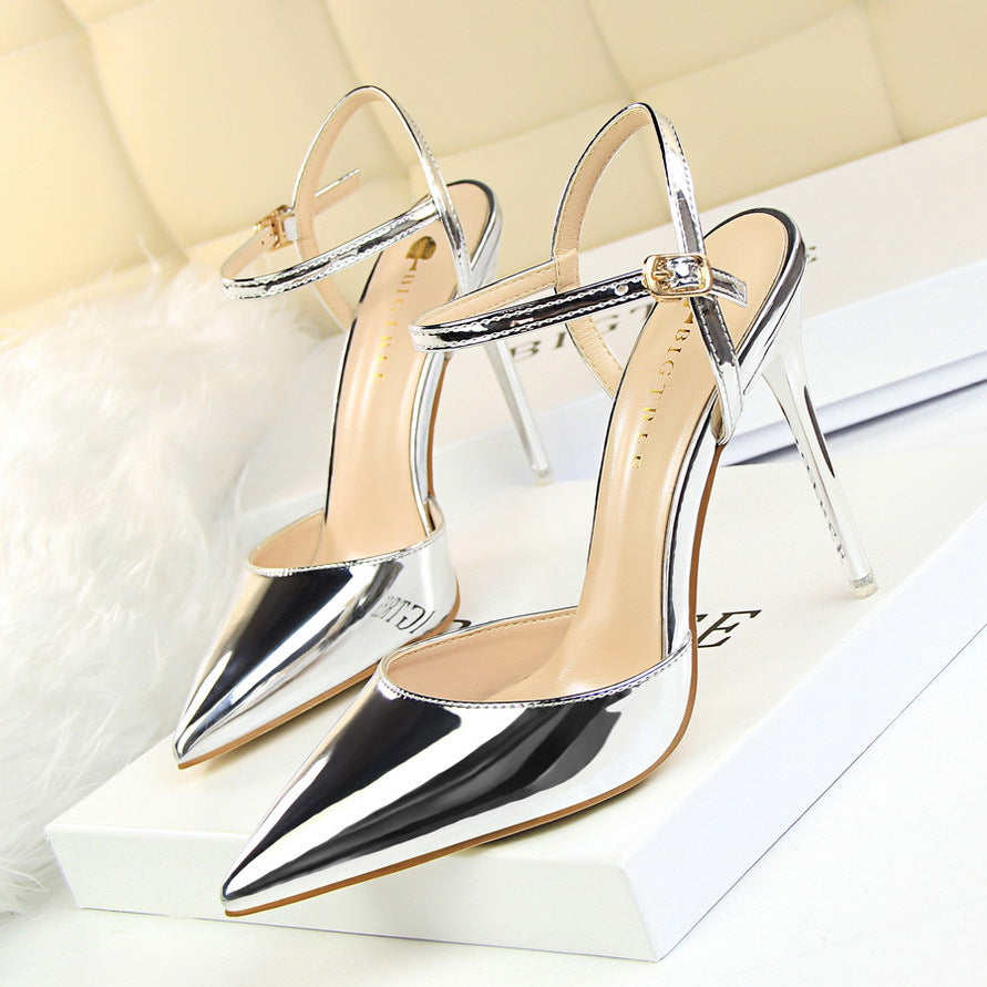 Patent Slingback Pumps