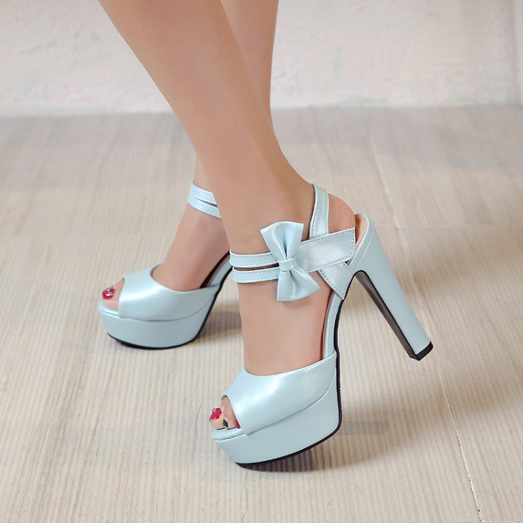 Ankle Bow Sandals