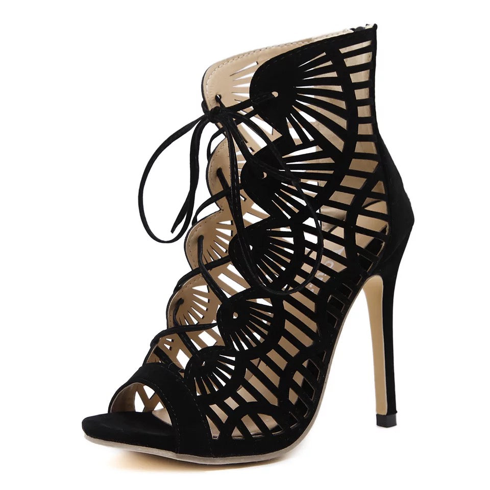 Lace Style Ankle Boots