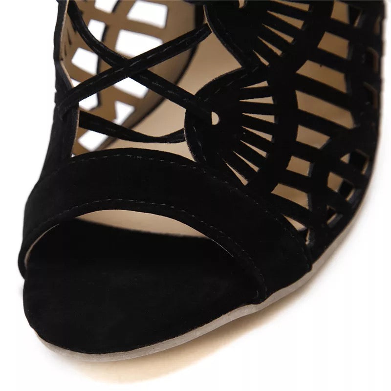 Lace Style Ankle Boots
