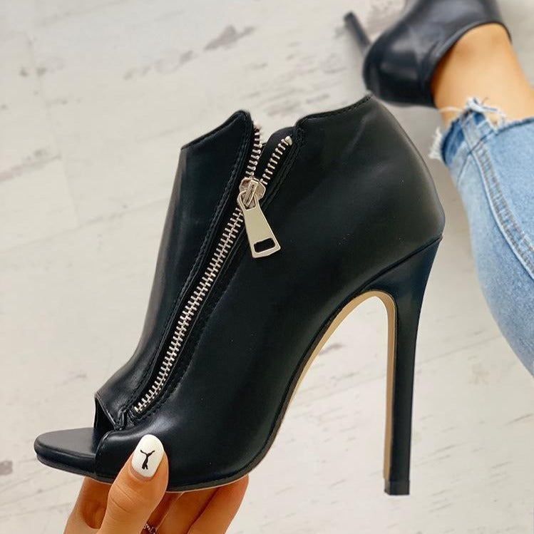 Rock That Zipper Bootie