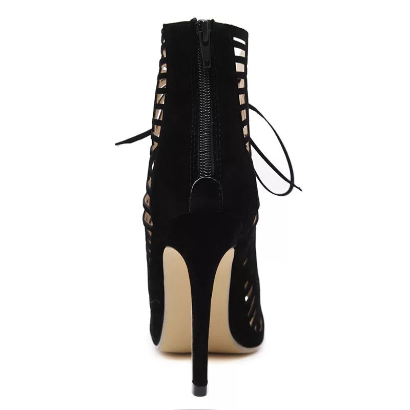 Lace Style Ankle Boots