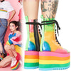 Rainbow Max Platform Boots