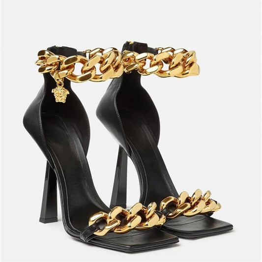 Luxury Chain Strap Sandal